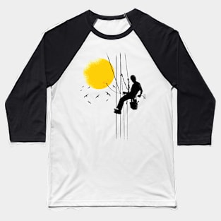 Worker Plugging The Sun Baseball T-Shirt